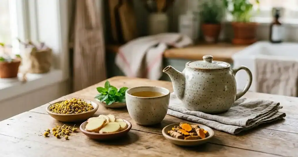 Herbal tea for fibroids